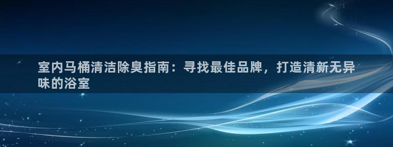 尊龙d88官网选RA来就送38：室内马桶清洁除臭指南：寻找最